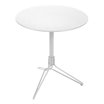 Flower - Table de Jardin blanc coton