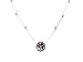 Glass Medallion Star Necklace - Purple, by Anat Eyal