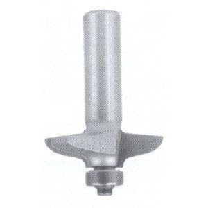 PART #6023 CARBIDE-TIP 2 FLUTE DOOR EDGE BIT W  FRONT FACE EDGE BALL BEARING GUIDE 1-3 4... by 
