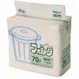 （まとめ買い）日本サニパック フォルタ・環優包装F-7H 半透明 70L 100枚 【×2セット】