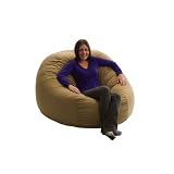 Comfort Research 4-Feet Diameter Large Fuf Chair Tan Twill