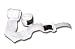 AIBA 2.5m White Hand wraps