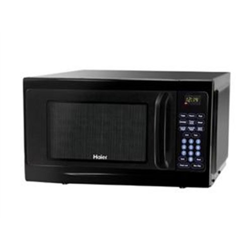 Haier Microwave 700 Watts, Black - 0.7 Cu Ft