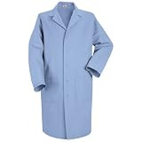 Coat, Lab, Unisex, Lt.blue, Knee Length, 3xl