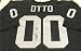 Jim Otto Autographed/Hand Signed Black Custom Jersey