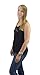 Maid of Honor | Flowy, Silky, Fashionable Racerback Women's Bridal Tank Top-Black,M