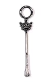 Clay Company Pewter Bubble Wand, Crown Design
