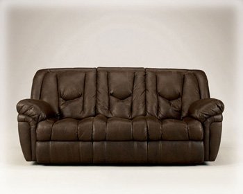 Contemporary Walnut Blake Reclining Sofa