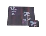 Denby Aubergine Leaf Coaster