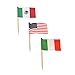Royal Mexican Flag Picks, Pack of 144