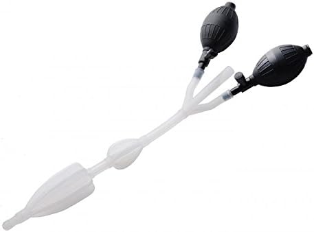 Silicone Catheter Double Bulb Nozzle with Passion Lube