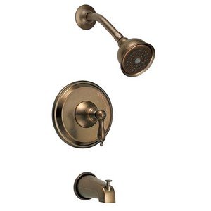 Danze D510040RBDT Fairmont Tub and Shower Trim Kit, Distressed Bronze, Valve Not Included