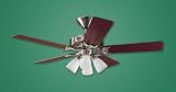 31utXnpquiL. SL160  Hunter 25582 The Studio Four Light 52 Inch Five Blade Ceiling Fan, Brushed Nickel with Frosted Globes