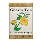 Wildflower Soaps: Green Tea 4 oz Bar (3 Bars)