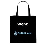 Produkt-Bild: Baumwolltasche Tasche - Wenz gef&auml;llt mir