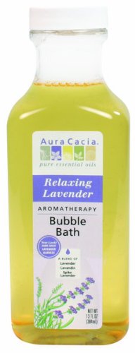 Aura Cacia Calming Lavender ( Formerly Lavender Harvest) Bubble Bath, 13-Ounce Bottle (Pack of 3)