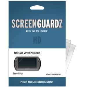 Sony PSP Go ScreenGuardz HD (Hard) Anti-Glare Screen Protectors (Pack of 2)