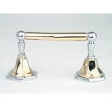 Fino Tissue Roll Holder Finish: Millennium Brass / Polished Chrome