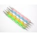 5 X 2 Way Marbleizing Dotting Pen Set for Nail Art Manicure Pedicure