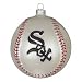 Chicago White Sox Glass Baseball Ornament