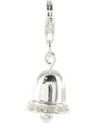 Oscaro Charms 925 Sterling Silver Bell Click-on Charm Lobster Clasp for Thomas Sabo Style Bracelets and Necklace