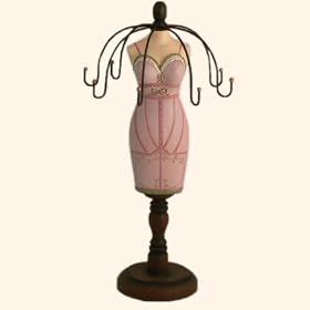 Pink Dress Jewellery Mannequin