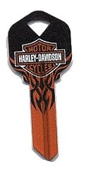 Harley Davidson - Orange Tribal House Key Schlage / Baldwin SC1