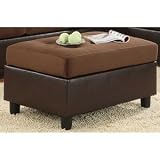 Comfort Livings Ottoman in Chocolate Finish