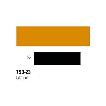 3M Scotchlite Reflective Striping Tape, Gold, 1/2-Inch by 50-Foot