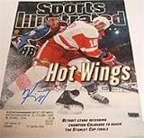 Kirt Maltby autographed Sports Illustrated Magazine (Detroit Red Wings)