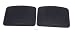 1990-2003 Chevrolet Lumina Black 2 PC Rear All Weather Floor Mats Image