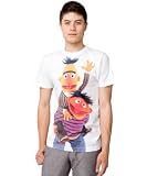 American Apparel Sesame Street Bert and Ernie Poly-Cotton Loose Crew Neck T-Shirt