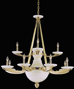 Nulco 5287 14 Light Millenia Large 12 + 2 Fixture Chandelier