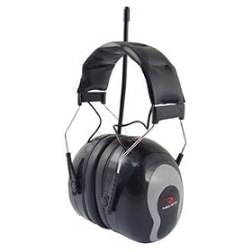Radians Sound FX Hearing Protection Radio Earmuffs NRR22 with Auxiliary Jack for MP3 or CD... by Radians