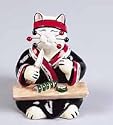 Whimsiclay Cat Katzumi Sushi