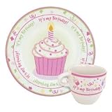 It's My Birthday! Pink Cupcake First Birthday Set (Pink Cupcake)