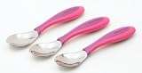 Nuk Graduates Kiddy Cutlery Spoons - 3 pack-Pink --
