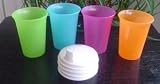 Tupperware Bell Tumblers with Sipper Seals
