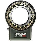 Digi-Slave L-Ring 3200, Powerful, Versatile LED Ring Light with Removable Diffuser, Continuous for Digital Macro Photography