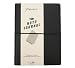 Paperchase Medium Noto Journal. Black Rainbow Page Design
