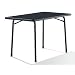 SIEGER 220/G Garten-Klapptisch, 115 x 70 cm, Stahlrohrgestell eisengrau, Mecalit-Pro-Tischplatte Schieferdekor anthrazit, Tischh�he ca. 72 cm