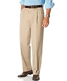 Dockers? Never Iron(tm) Relaxed Pleated Cotton Chino Pants