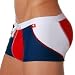 Andrew Christian Flashback Trunk Swimsuit - Navy