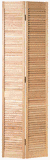 Interpacific Sales A4306809 Mixed Hardwoods Louver/Louver 7/8' Bifold Door
