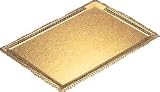 Gold lace cake board - rectangular. Inside 8 1/4