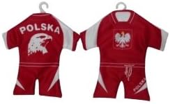 Polska Eagle Mini Soccer Uniform Car Accessory (Style C)