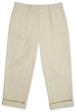 COTTON CROPPED CUFFED TROUSER