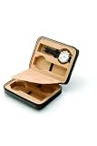 Intica Leather Zipper Four Watch Case Alligator Print