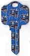 Orlando Magic Kwikset KW1 House Key