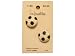 Soccer Ball Buttons - One Pair, 3/4" - Free US Shipping